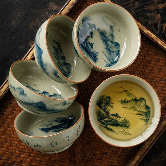 Jingdezhen Hand-Painted Tea Cup