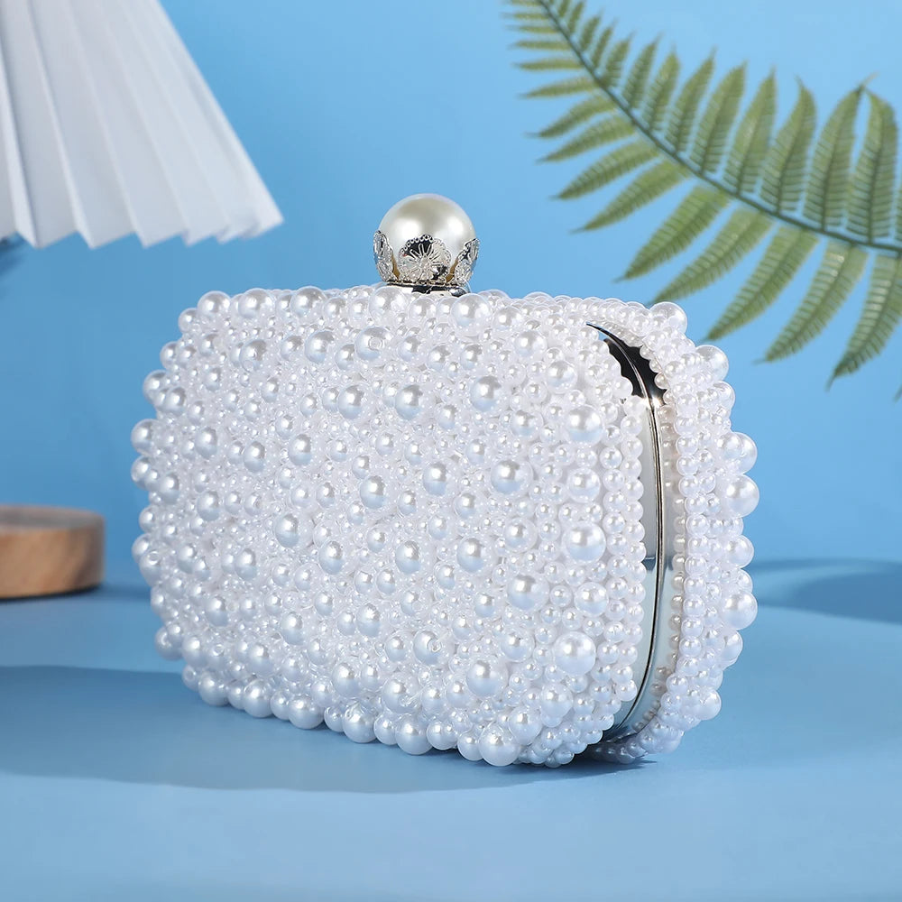 Luxury Pearl Bridal Clutch