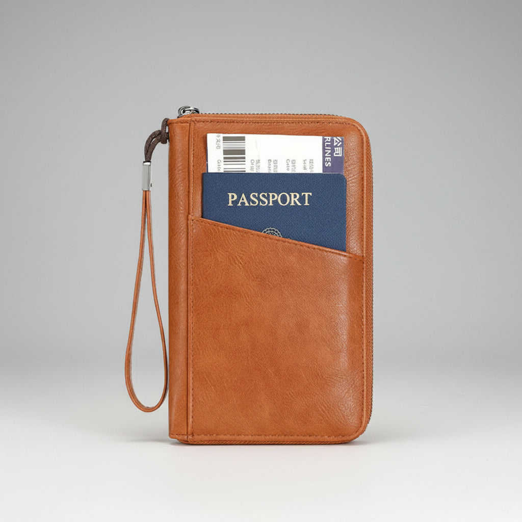 Luxury RFID Travel Passport Wallet