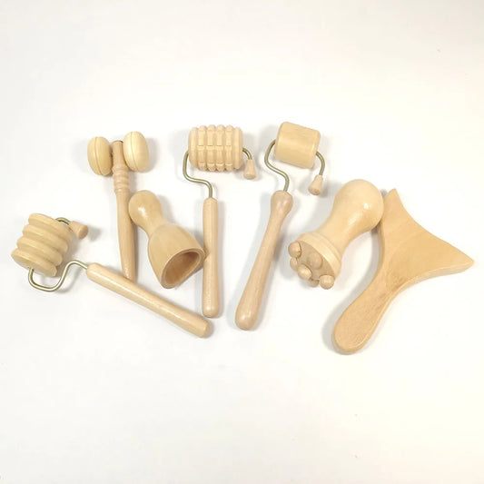 Wooden Facial Sculpting Tools Set