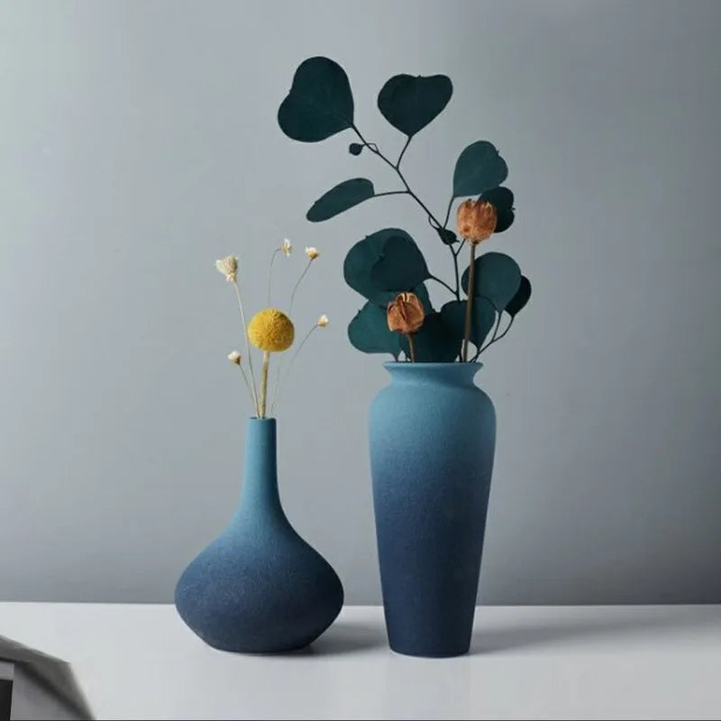 Gradient Ceramic Minimalist Vase
