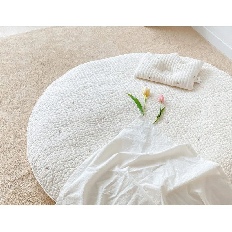 Quilted Baby Crawling Play Mat