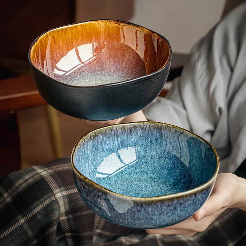 Handcrafted Artisan Ceramic Serving Bowl