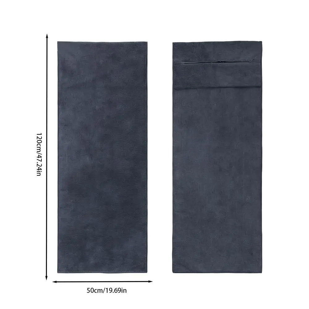 Gym Towel with Zipper Pocket