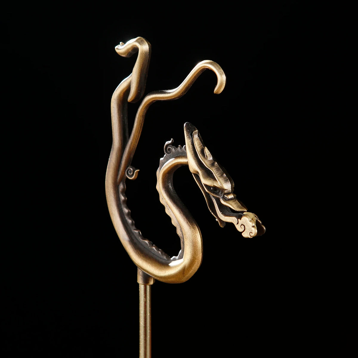 Natural Bamboo Dragon Incense Holder