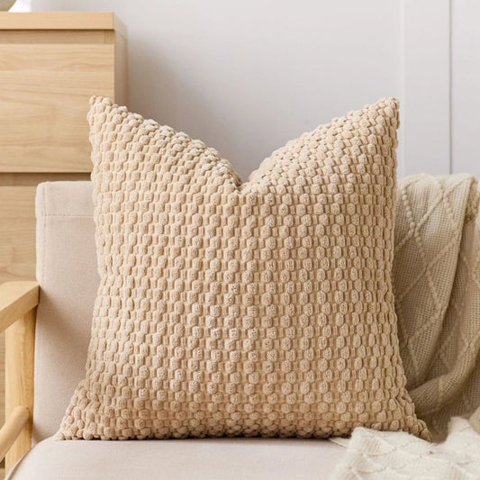 Boho Striped Corduroy Cushion Cover