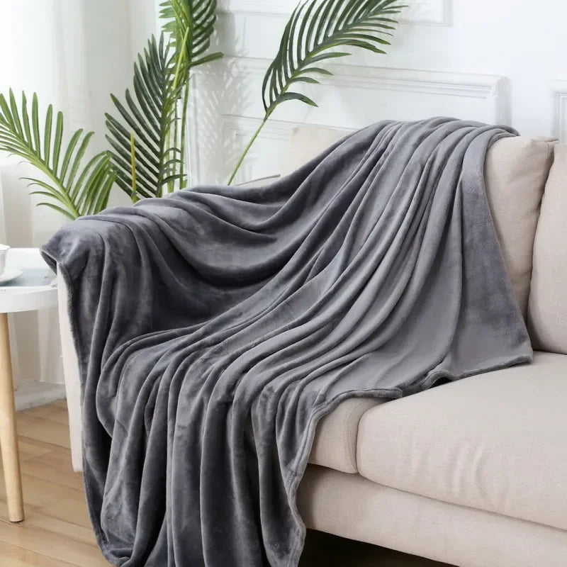 Fluffy Velvet Throw Blanket