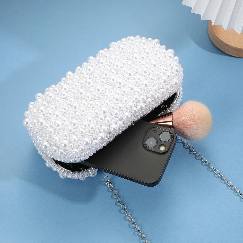 Luxury Pearl Bridal Clutch