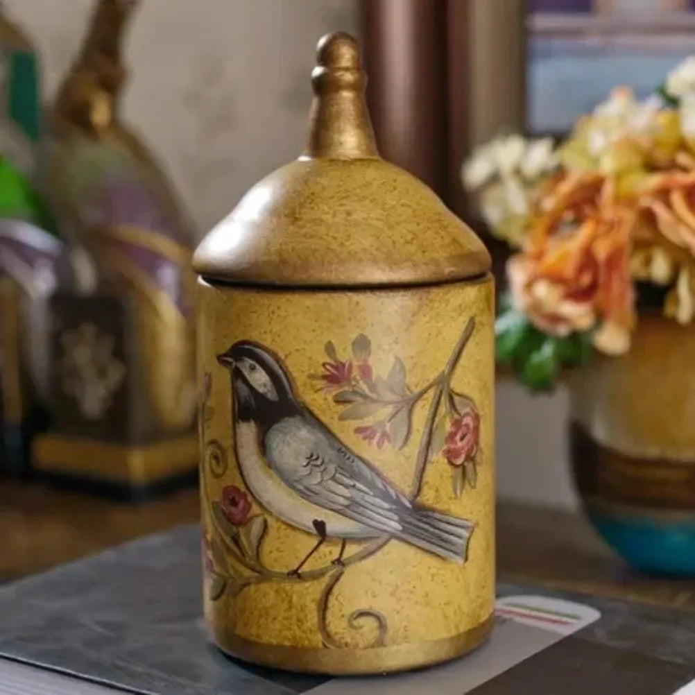 Vintage Ceramic Kitchen Storage Jar