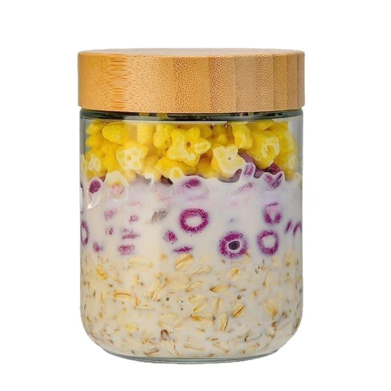 Glass Overnight Oats & Meal Prep Jar – 500 ml