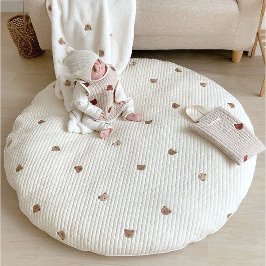 Quilted Baby Crawling Play Mat