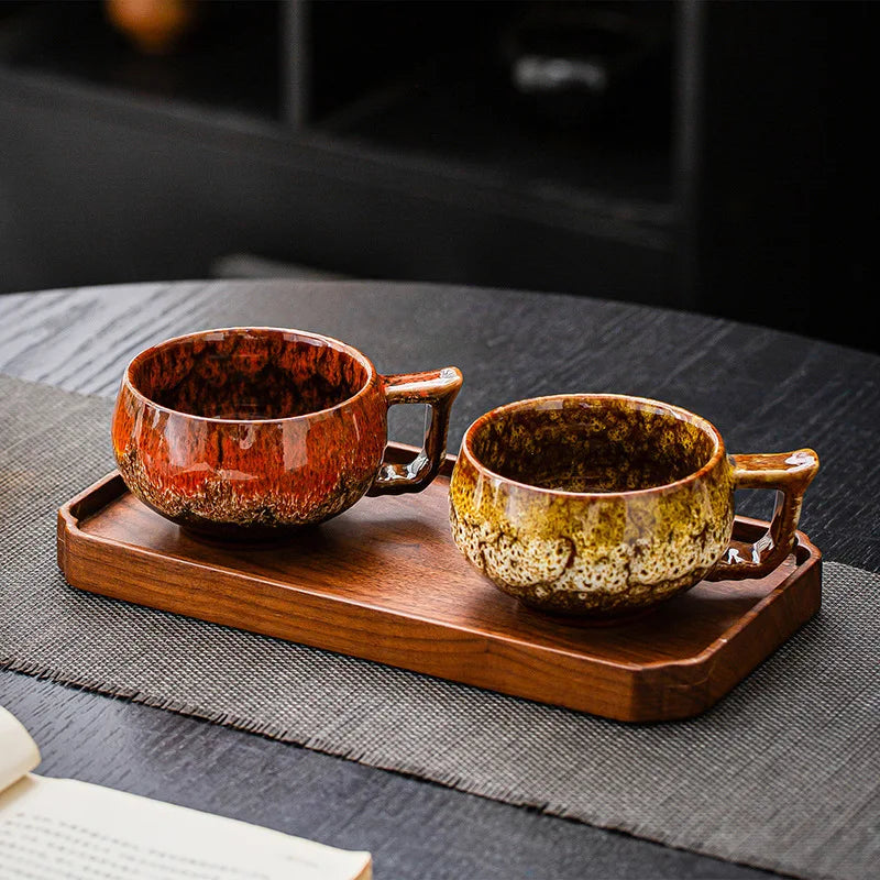 Handcrafted Ceramic Coffee Mug Set
