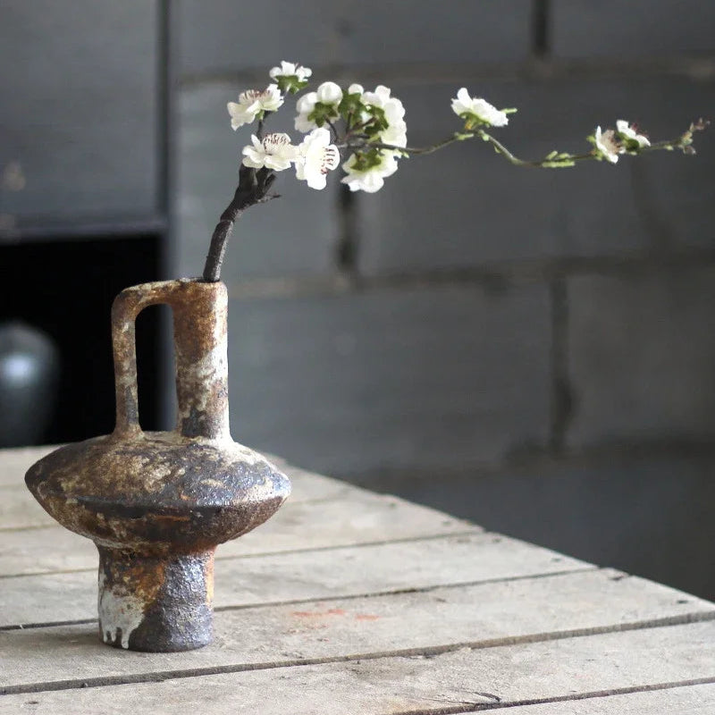 Retro Rough Ceramic Vase